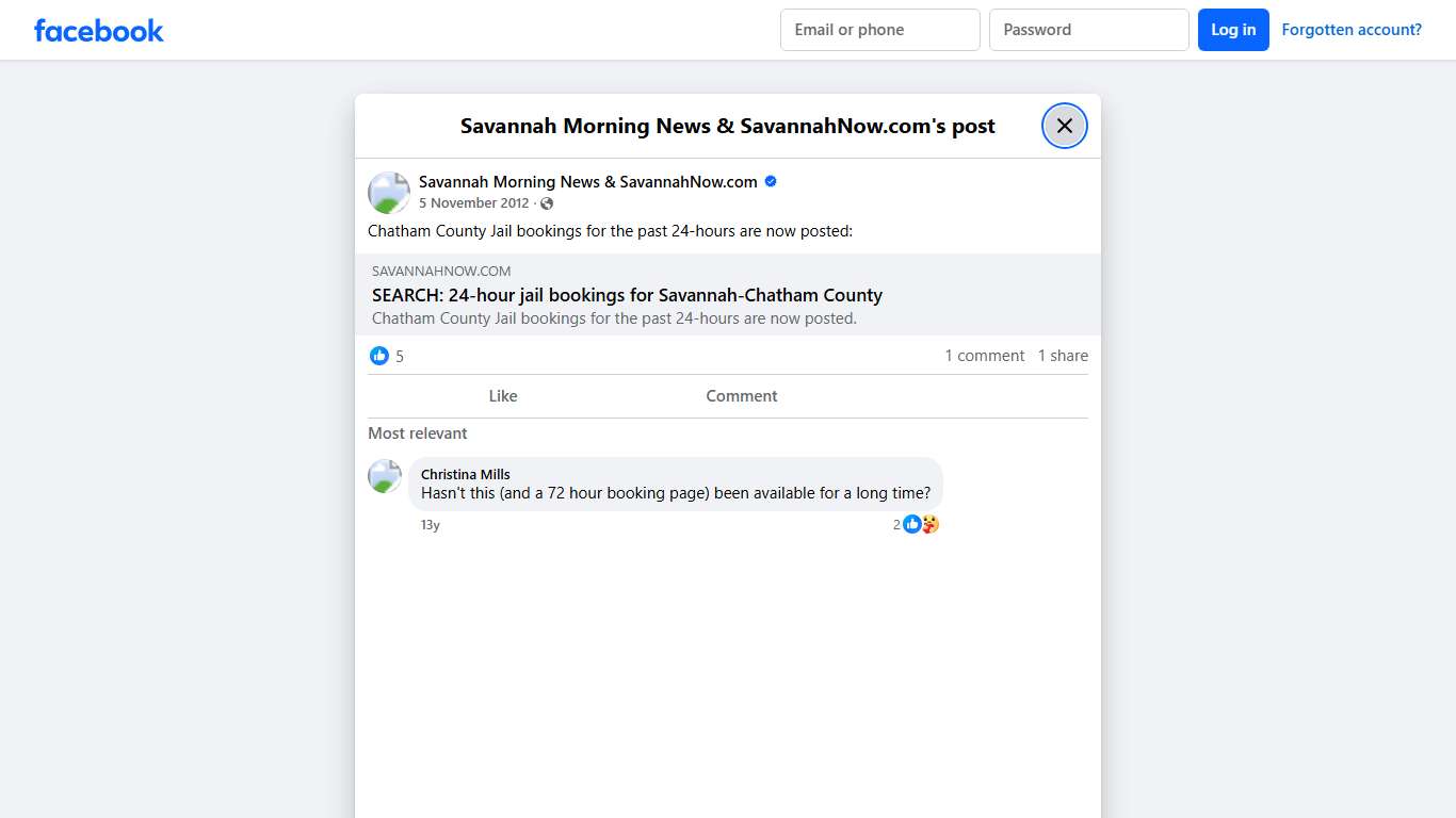 Chatham County... - Savannah Morning News & SavannahNow.com Facebook
